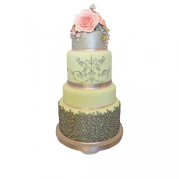 Мастика Многоярусный 1 от Кондитерская Boutique cakes