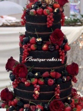 Голый торт Многоярусный 1 от Кондитерская Boutique cakes