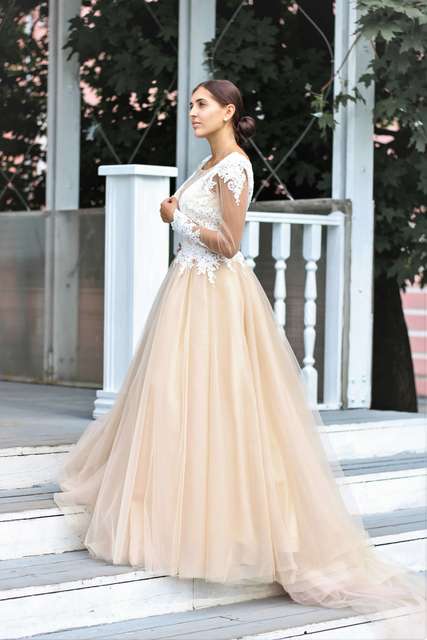 Свадебное платье Орабель 1. Силуэт filter_ silhouette. Цвет filter_colour. Вид 2