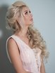 Свадебное платье София. Силуэт А-силуэт. Цвет Айвори / Капучино, оттенки Розового. Вид 9