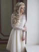 Свадебное платье Султана. Силуэт А-силуэт. Цвет Белый / Молочный. Вид 6