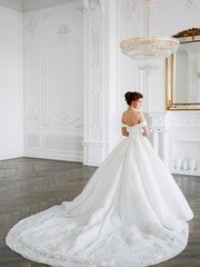 Свадебное платье Татьяна. Силуэт А-силуэт. Цвет Белый / Молочный. Вид 2