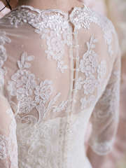 Свадебное платье Терезе. Силуэт А-силуэт. Цвет Белый / Молочный. Вид 1