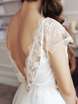 Свадебное платье Лина. Силуэт А-силуэт. Цвет Белый / Молочный. Вид 3