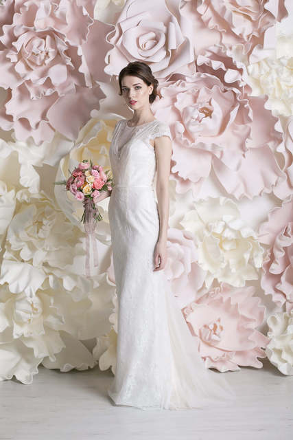 Свадебное платье Мариз. Силуэт Прямое. Цвет Белый / Молочный. Вид 7