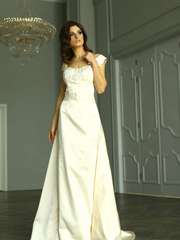 Свадебное платье Феделма. Силуэт Рыбка. Цвет Белый / Молочный. Вид 1