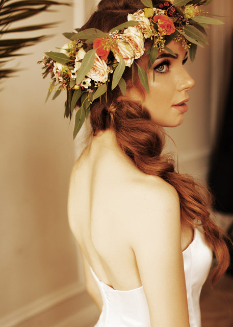 Свадебное платье Элли. Силуэт Прямое. Цвет Белый / Молочный. Вид 5