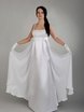 Свадебное платье 043. Силуэт А-силуэт. Цвет Белый / Молочный. Вид 1