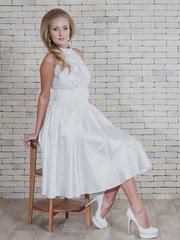 Свадебное платье 153. Силуэт А-силуэт. Цвет Белый / Молочный. Вид 2