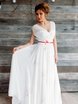 Свадебное платье 205. Силуэт А-силуэт. Цвет Белый / Молочный. Вид 2
