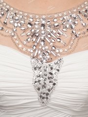 Свадебное платье tb-020315. Силуэт Прямое. Цвет Белый / Молочный. Вид 2