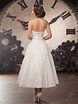 Свадебное платье tb-030315. Силуэт А-силуэт. Цвет Белый / Молочный. Вид 2