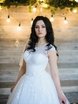 Свадебное платье U-1030315. Силуэт А-силуэт. Цвет Белый / Молочный. Вид 6
