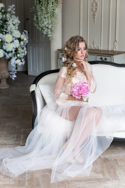 Будуарное платье Бисквит от Свадебный салон City Wed 7