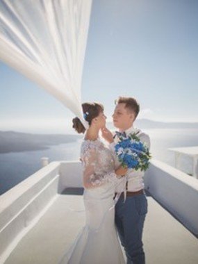 Фотоотчет со свадьбы Анны и Дмитрия в Греции от Владимир Киселёв 1
