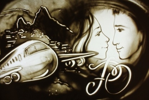 Песочное шоу на свадьбу от Песочное шоу SANDTIME Лилии Чистиной 5