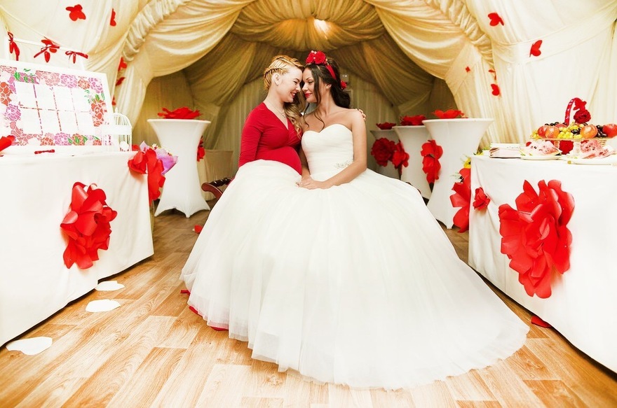 Свадьба Красная от Свадебное агентство WeddingQueenLove 11