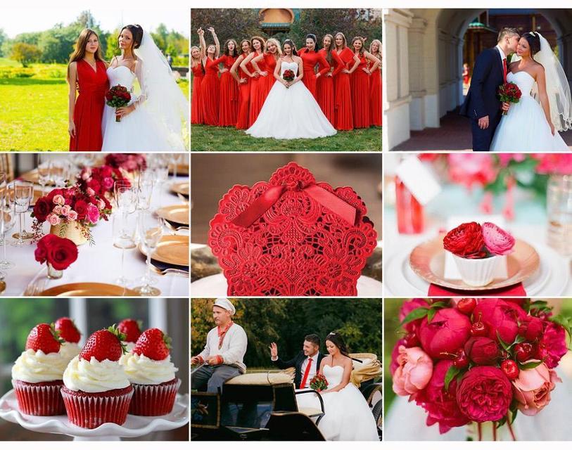 Свадьба Красная от Свадебное агентство WeddingQueenLove 12