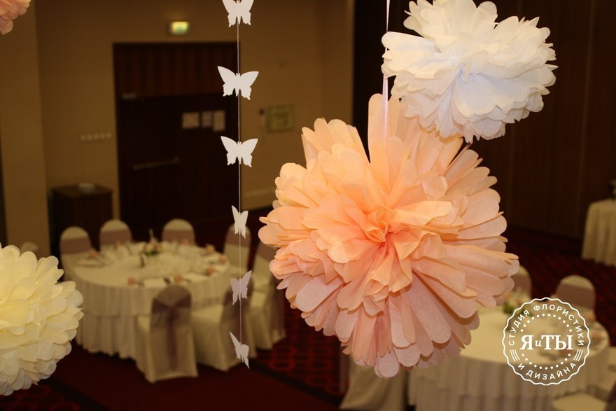 Шебби шик в Ресторан / Банкетный зал от Студия флористики и дизайна Я и ТЫ 7