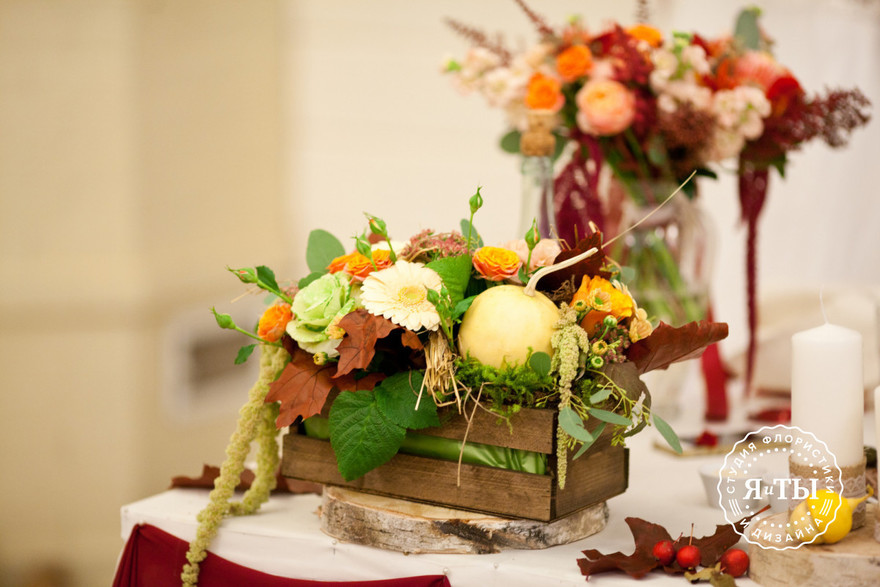 Тематический, Осенняя в Ресторан / Банкетный зал от Студия флористики и дизайна Я и ТЫ 8