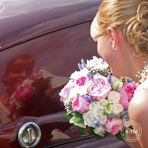 Классический круглый name от Студия флористики и дизайна Я и ТЫ 2