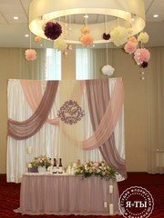 Президиум / Стол молодоженов в Тематический от Студия флористики и дизайна Я и ТЫ 1