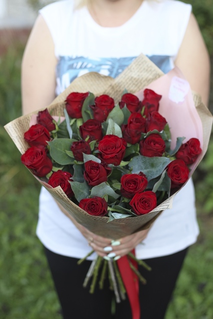 Классический круглый, Монобукет из одного вида цветов name от  1