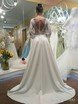 Свадебное платье Меган. Силуэт А-силуэт. Цвет Белый / Молочный. Вид 2