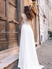 Свадебное платье Пола. Силуэт А-силуэт. Цвет Белый / Молочный. Вид 2