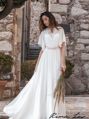 Свадебное платье Джоди. Силуэт А-силуэт. Цвет Белый / Молочный. Вид 1