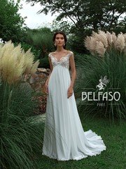 Свадебное платье Аделайз. Силуэт Прямое. Цвет Белый / Молочный, оттенки Розового. Вид 1