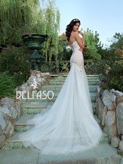 Свадебное платье Мэй. Силуэт Рыбка. Цвет Белый / Молочный, Айвори / Капучино. Вид 2