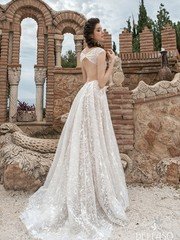 Свадебное платье Шемари. Силуэт А-силуэт. Цвет Белый / Молочный. Вид 2