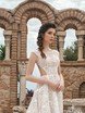 Свадебное платье Шемари. Силуэт А-силуэт. Цвет Белый / Молочный. Вид 3