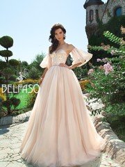 Свадебное платье Карамель. Силуэт Пышное. Цвет Персик / Оранжевый. Вид 1