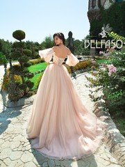 Свадебное платье Карамель. Силуэт Пышное. Цвет Персик / Оранжевый. Вид 2