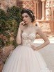 Свадебное платье Миррабелль. Силуэт Пышное. Цвет Айвори / Капучино. Вид 3
