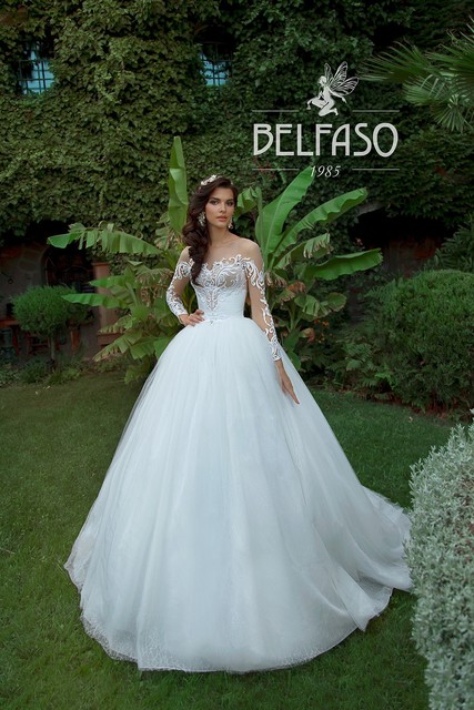 Свадебное платье Маттиас. Силуэт Пышное. Цвет Белый / Молочный. Вид 3