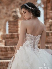 Свадебное платье Прима. Силуэт Пышное. Цвет Белый / Молочный, Айвори / Капучино. Вид 2