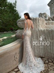 Свадебное платье Мон блан. Силуэт Рыбка. Цвет Белый / Молочный. Вид 2