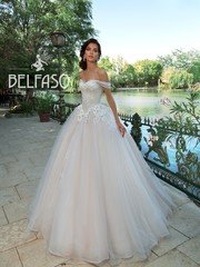 Свадебное платье Аламея. Силуэт Пышное. Цвет Белый / Молочный. Вид 1