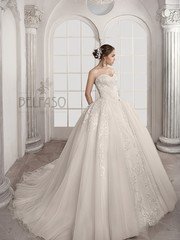 Свадебное платье Бьянка. Силуэт Пышное. Цвет Белый / Молочный. Вид 1