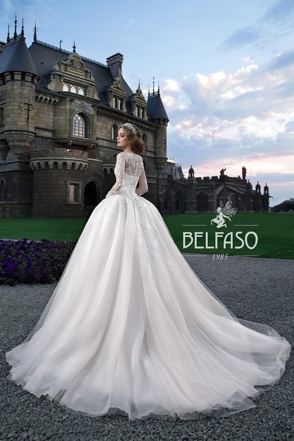 Свадебное платье Джоллианна. Силуэт Пышное. Цвет Персик / Оранжевый. Вид 2