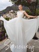 Свадебное платье 20022. Силуэт А-силуэт. Цвет Белый / Молочный. Вид 2