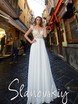 Свадебное платье 20018. Силуэт А-силуэт. Цвет Белый / Молочный. Вид 1
