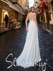Свадебное платье 20018. Силуэт А-силуэт. Цвет Белый / Молочный. Вид 2