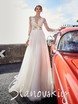 Свадебное платье 20005. Силуэт А-силуэт. Цвет Белый / Молочный. Вид 1