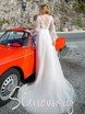 Свадебное платье 20005. Силуэт А-силуэт. Цвет Белый / Молочный. Вид 2