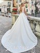 Свадебное платье 20013. Силуэт А-силуэт. Цвет Белый / Молочный. Вид 2
