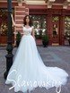 Свадебное платье 21013. Силуэт А-силуэт. Цвет Белый / Молочный. Вид 1